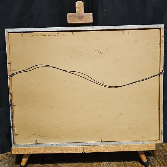 VTG Framed Mountain Landscape - The Fjord at Balestrand. - Picture 2 of 10